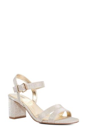 Dune London Merisa Ankle Strap Sandal in Gold at Nordstrom, Size 10Us