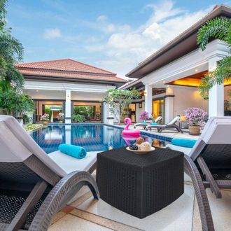 Dmora Mesa pequeña de Jardín Dcupid, Mesa contenedor multiusos, Mesa baja efecto ratán 100% Made in Italy, 53x53h40 cm, Antracita - Dmora