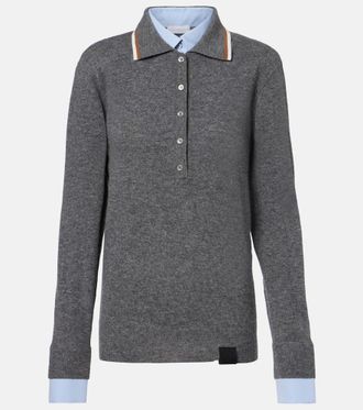 Stella McCartney Layered virgin wool polo sweater