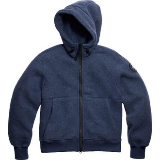 Canada Goose Chilliwack Kind Fleece Hooded Bomber Jacket in Oxford Navy - Marine Oxford at Nordstrom, Size Xx-Large