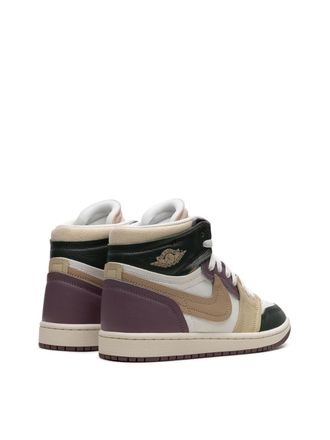 Nike Womens Air Jordan 1 Mm High Sneakers Multiple Colors Shoes >