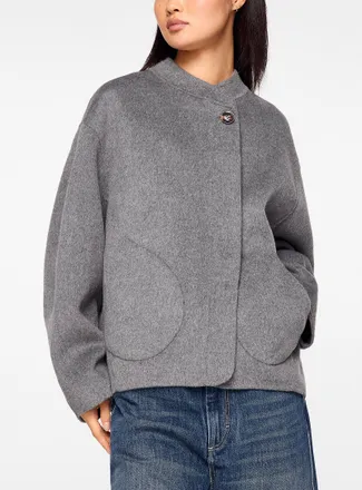 SOEUR Womens Windsor minimalist pea coat