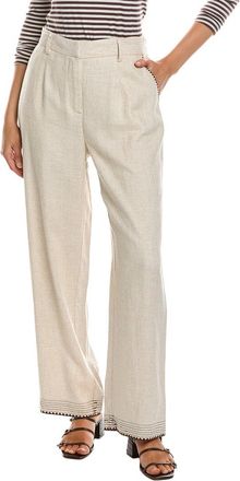 Nanette Lepore Linen-Blend Pant