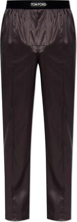 Tom Ford Zijden Pyjamabroek - Heren - Pyjama - Bruin - S - Nachtkleding