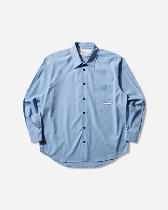 GR10K Men s 21000 Replicated Longsleeve Shirt Check Light Blue