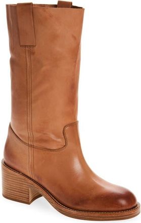 Jeffrey Campbell Camping Western Boot in Natural Ruboff at Nordstrom, Size 7.5