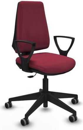 Piqueras y Crespo Piqueras Y Crespo - Elche Cp Bali Granate Brazos Fijos Base Piramidal Ruedas Engomadas 65mm