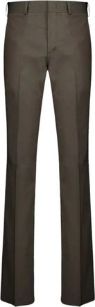 Fendi Heren, Broeken, Groen, Maat: S Wol