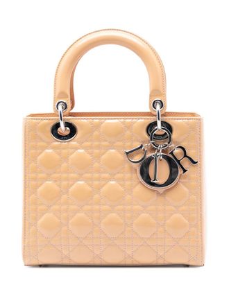 Dior 2013 Medium Patent Cannage Lady Dior satchel - Marrone