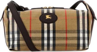 Burberry Printed Canvas Highlands Shoulder Bag
