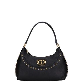 La Carrie Frivolous Medium Leren Tas - Dames - Schoudertassen - Zwart - ONE Size - Leer - Tassen