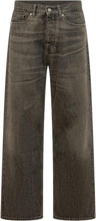 Dr&ocirc;le de Monsieur Wijde Jeans - Heren - Regular Fit Jeans - Grijs - W34 - Katoen - Jeans