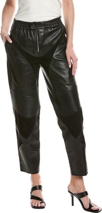 Helmut Lang Leather & Suede BMX Pant