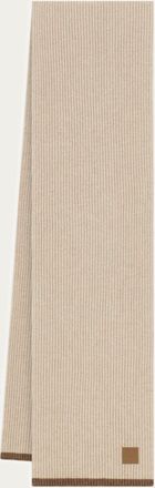Ferragamo Women Wool-and-cashmere-blend scarf Beige