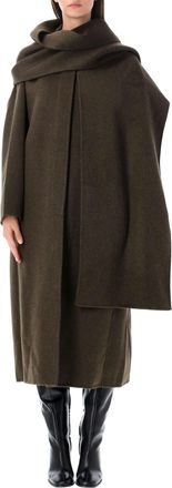 SOEUR Finn Draped Asymmetrical Coat