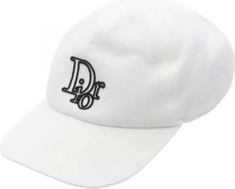 Dior Pre-owned Accessories, male, White, Size: ONE SIZE Pre-owned Cotton Cap