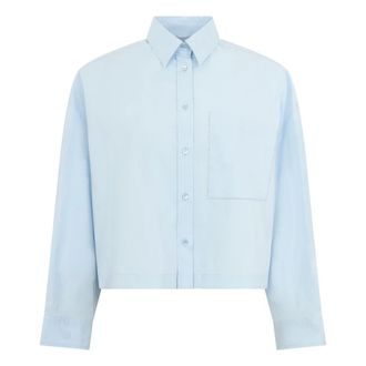 PESERICO Overhemden, Dames, Blauw, S, Blouses & Shirts