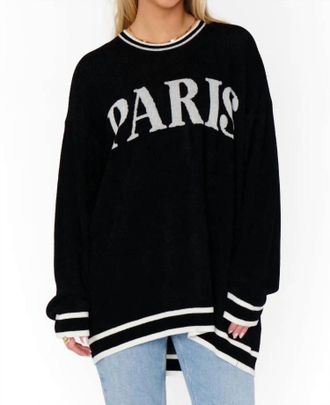 Show me your Mumu Adventure Paris Sweater In Black