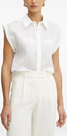 Luisa Spagnoli Camicia con maniche ad aletta - Bianco