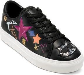 Karl Lagerfeld Cate Ikonic Sneaker in Black at Nordstrom Rack, Size 8.5