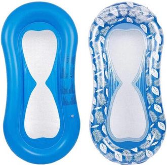 OEM Colch&oacute;n Inflable Semisumergible Aqua Lounge Con Reposacabezas Flotante, Hamaca Flotante, Colch&oacute;n Para Piscina Para Adultos, Tumbona De Playa Para Exte