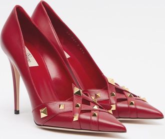 Valentino Garavani Studdy leather pumps