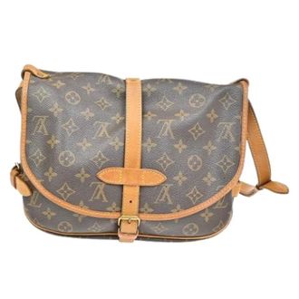 Louis Vuitton Pre-owned Cross Body Bags, female, Brown, Size: ONE SIZE Pre-owned Canvas Crossbody Bag