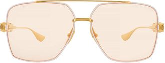 Dita Eyewear GRAND-EMPERIK Apricot Navigator Unisex Sunglasses DTS159-A-04 61