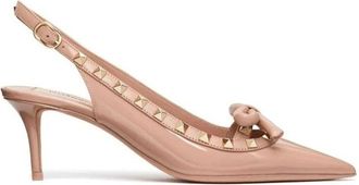 Valentino Garavani Calfskin Pumps - Dames - Pumps - Beige - 35 EU - Leer - Schoenen