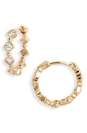 CHILD OF WILD Nova Star Huggie Hoop Earrings in Gold at Nordstrom