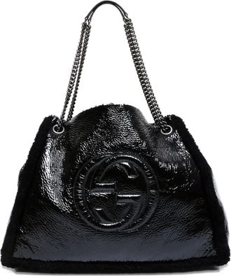 Gucci Borsa a spalla Soho anni 2000 - Nero