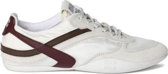 Miu Miu Gymnasium Technical Fabric And Suede Sneakers Shoes