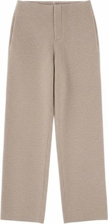 Max Mara Broeken, Dames, Beige, S, Wol, Mxplaude Broek