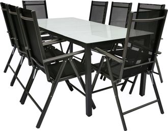 VCM 9 Un. Alu Conjunto De Jard&iacute;n Grupo De Asientos 189 Ma 105x189x90 - Vcm