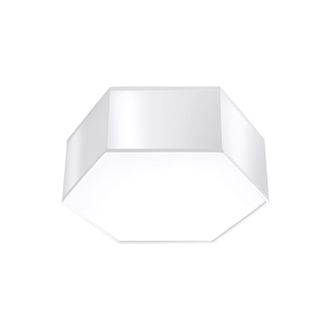 Sollux Lighting L&aacute;mpara de techo blanco cloruro de polivinilo alt. 12 cm