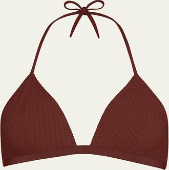 Eres Extra Bust Darts Triangle Bikini Top