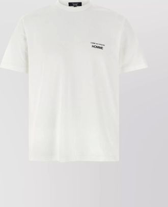 Comme Des Garçons crew neck short sleeve logo t-shirt