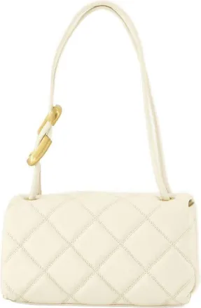 Marc Jacobs Quilted Cowhide Shoulder Bag White