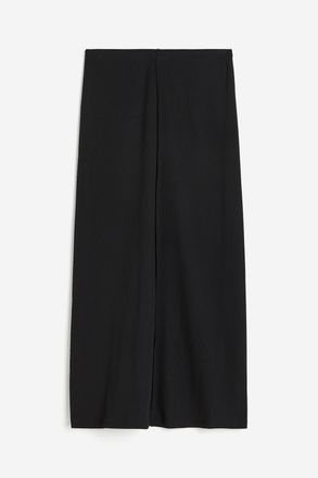 H&M Maxijupe aus Jersey - Schwarz