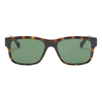 Gucci Sunglasses, male, Brown, Size: ONE SIZE Rectangular Frame Sunglasses