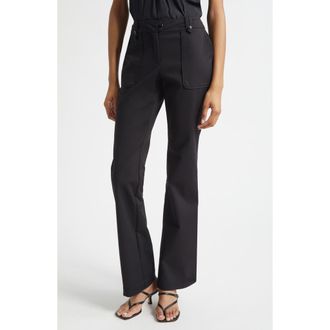 Ramy Brook Marit Flare Pants in Black at Nordstrom, Size 10