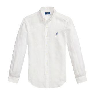 Ralph Lauren Overhemden, Heren, Wit, XL, Katoen, Het Iconische Oxford Shirt
