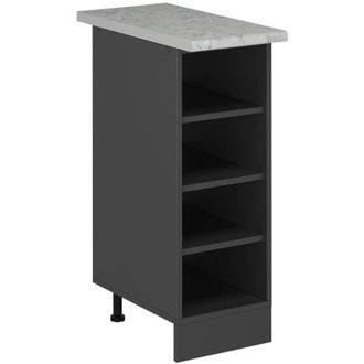 Vicco Estante De Cocina R-line, Antracita, 30 Cm Et M&aacute;rmol Vicco