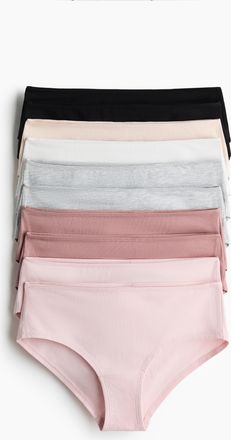 H&M 10er-Pack Baumwollhipster - Pink
