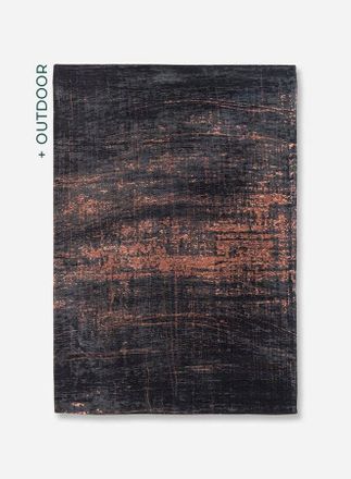 Louis De Poortere Griff Design - Alfombra Moderna Mad Men - Hecha En B&eacute;lgica - Acabado A Mano - Antideslizante Natural - 85% Algod&oacute;n - 15% Poli&eacute;ster - Cobre Soho - 170 