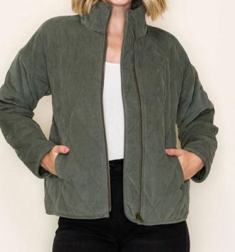 Staccato Corduroy Jacket In Olive