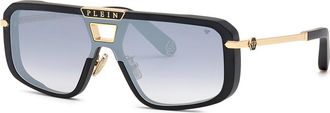 Philipp Plein SPP008M 703X Mens Sunglasses Black Size 99