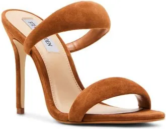 Steve Madden Saturn Slide Sandal in Chestnut Suede at Nordstrom, Size 7.5