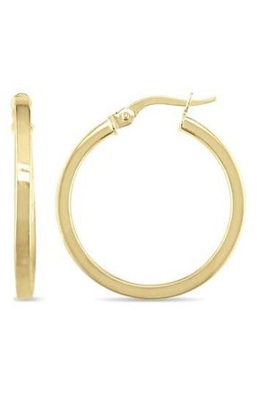 Delmar 10K Gold Hoop Earrings, 24mm at Nordstrom Rack