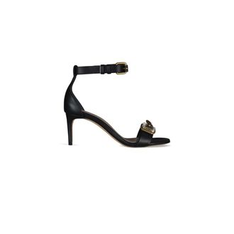 Alexander McQueen Schoenen, Dames, Zwart, 38 EU, Leer, Leren Sandalen